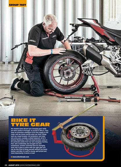 BikeTek Portable Motorcycle Tyre Changer / Bead Breaker